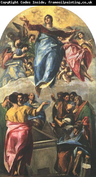 GRECO, El Assumption of the Virgin dfg